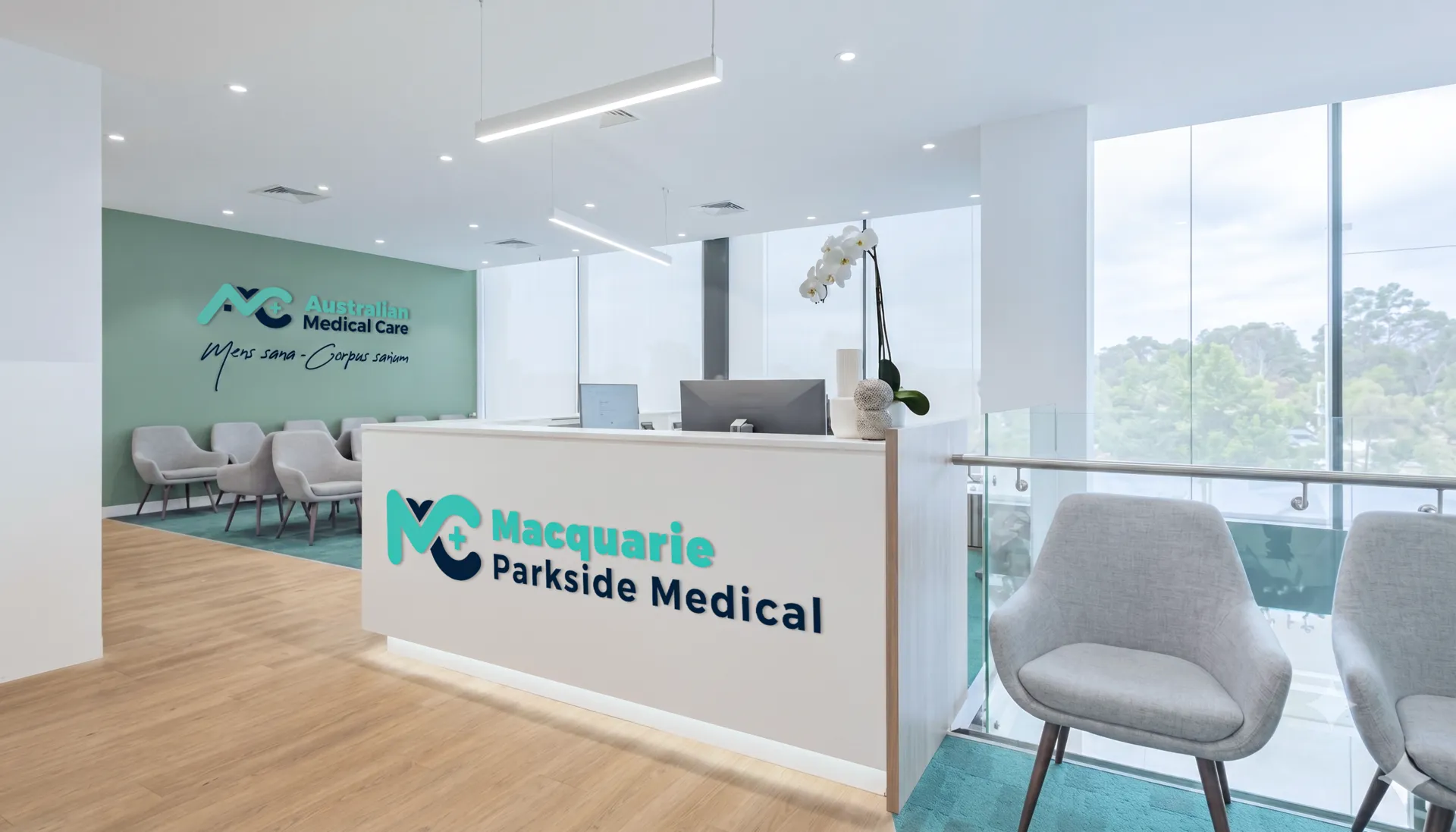 Macquarie Parkside Medical reception area